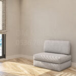 100 cm koltuk küçük alanlar için kumaş kaplı oturma koltuğu