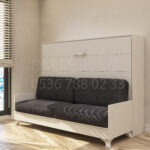 140x190 çift kişilik duvar yatağı kapalı hali, katlanır yatak sistemi modern tasarım sandıklı model