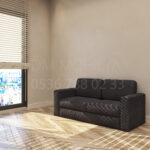 150 cm kolçaklı koltuk modern tasarım kumaş kaplı oturma alanı