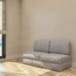 150 cm koltuk kumaş kaplı modern oturma alanı kompakt koltuk modeli