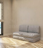 150 cm koltuk kumaş kaplı modern oturma alanı kompakt koltuk modeli