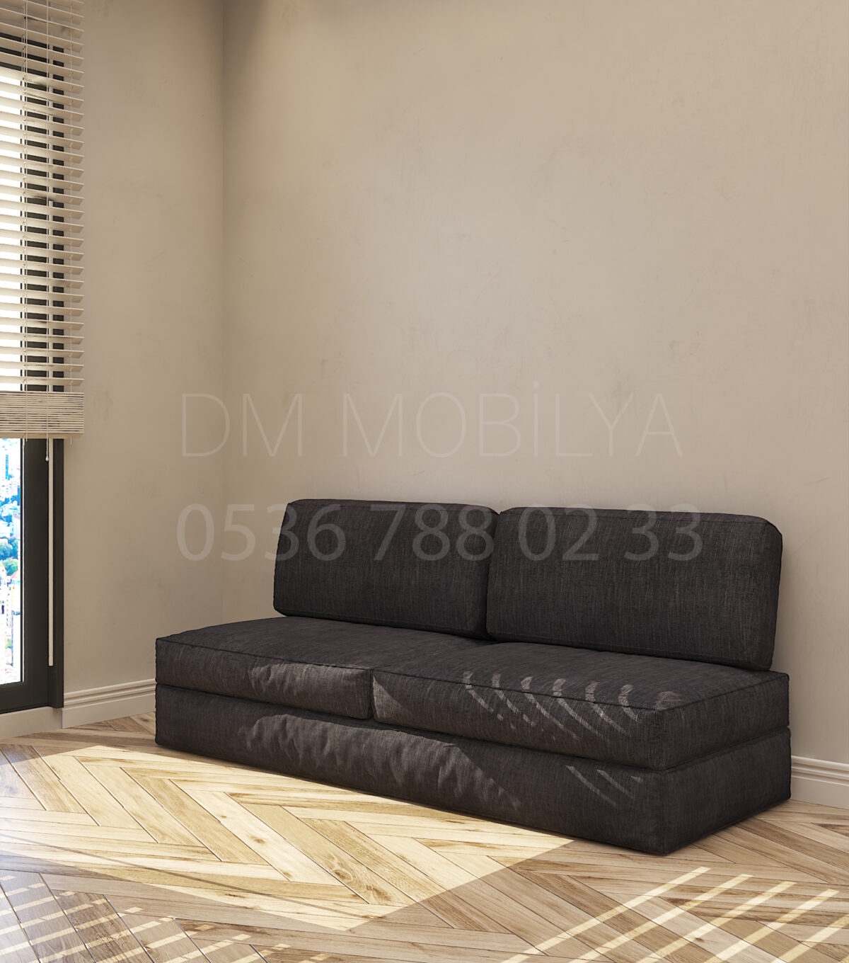 200 cm koltuk kumaş kaplı modern oturma alanı geniş koltuk modeli