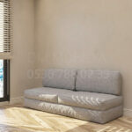 200 cm koltuk kumaş kaplı modern oturma alanı geniş koltuk modeli