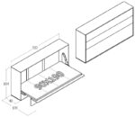 90x190 tek kişilik duvar yatağı kapalı ve açık hali, katlanır yatak sistemi modern tasarım