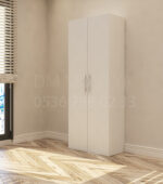 çift kapaklı dolap geniş iç hacimli modern gardırop modeli