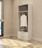 çift kapaklı dolap geniş iç hacimli modern gardırop modeli