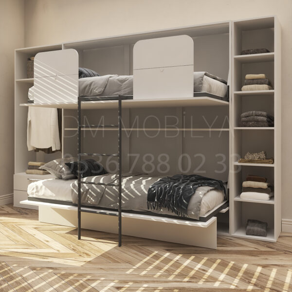 dm aris konsept duvar yatağı şık ve fonksiyonel mobilya sistemi