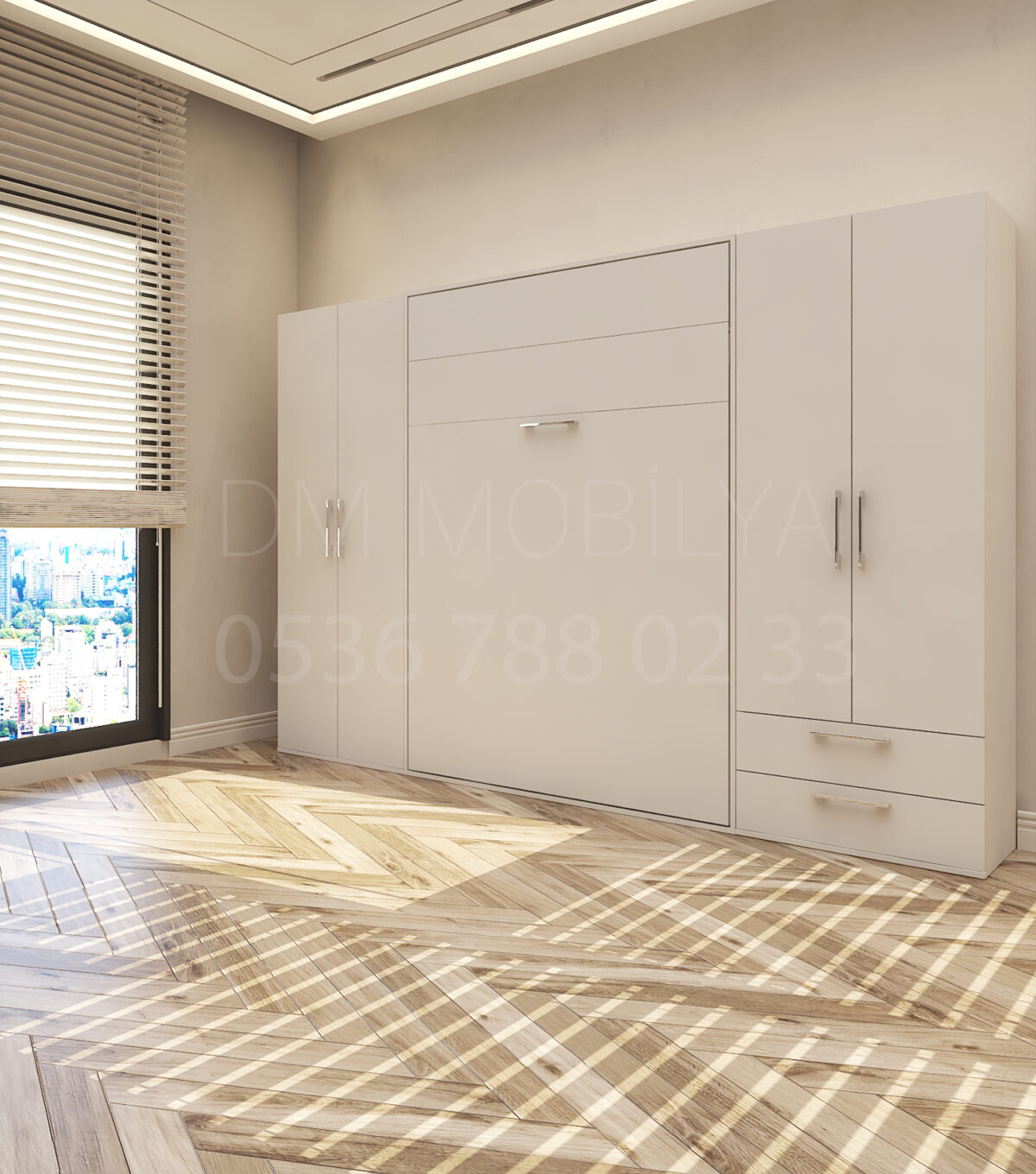 dm aura konsept duvar yatağı estetik ve fonksiyonel mobilya çözümü