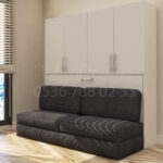 DM Horizon, katlanır yatak sistemi modern tasarım, sandıklı model ve üst dolaplı