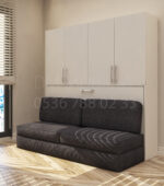 DM Horizon, katlanır yatak sistemi modern tasarım, sandıklı model ve üst dolaplı