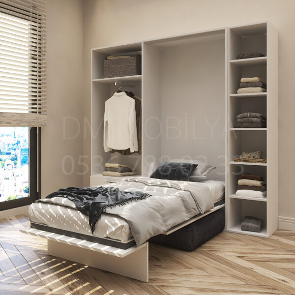 dm loft konsept duvar yatağı modern loft tarzı mobilya tasarımı