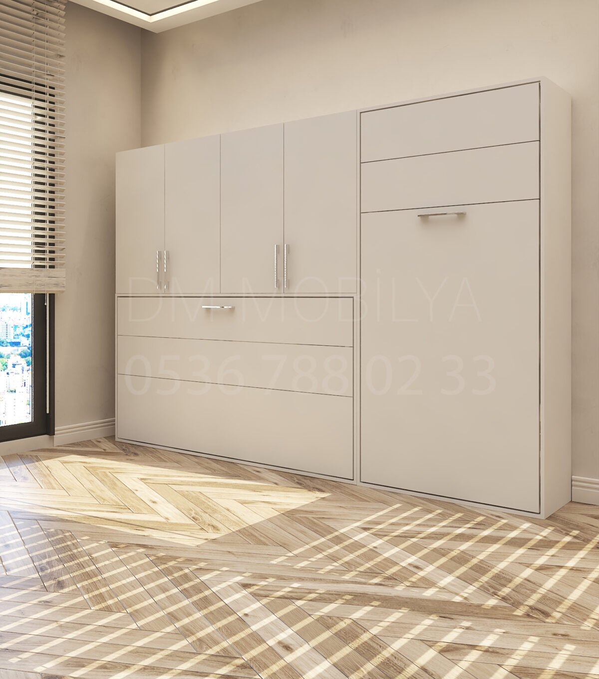 dm nova konsept duvar yatağı modern tasarım çok fonksiyonlu mobilya