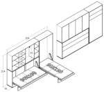 dm nova konsept duvar yatağı modern tasarım çok fonksiyonlu mobilya