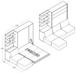 dm urban konsept duvar yatağı şehir yaşamına uygun modern mobilya