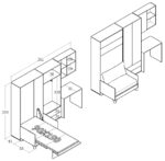 dm vera konsept duvar yatağı modern ve kullanışlı yaşam alanı çözümü