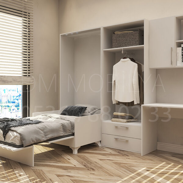 dm vera konsept duvar yatağı modern ve kullanışlı yaşam alanı çözümü