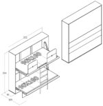 Modern ranza modeli, küçük odalar için ideal yer tasarruflu çift katlı yatak