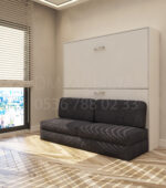 Modern ranza modeli, küçük odalar için ideal yer tasarruflu çift katlı yatak koltuklu model