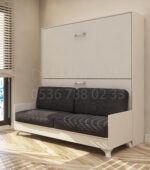 Modern ranza modeli, küçük odalar için ideal yer tasarruflu çift katlı yatak sandıklı model