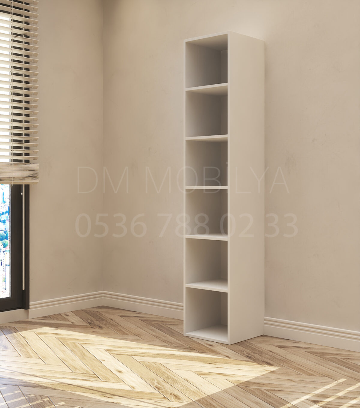 kitaplık modern tasarım geniş raflı kitaplık modeli