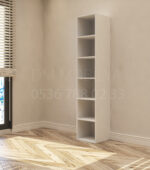 kitaplık modern tasarım geniş raflı kitaplık modeli