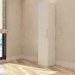 tek kapaklı dolap modern tasarım, küçük alanlar için kullanışlı dolap modeli